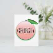 Georgia Peach Airborstel Briefkaart (Staand voorkant)