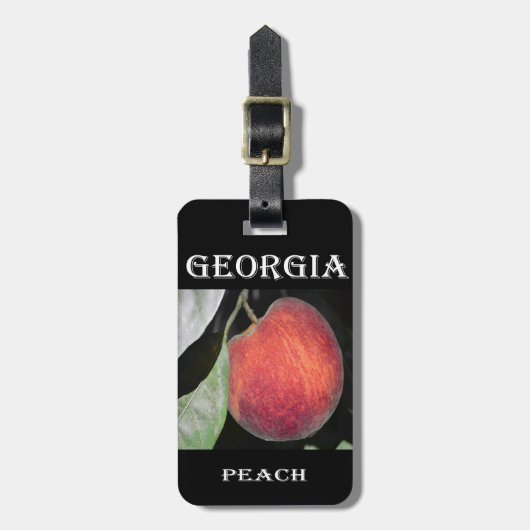 Georgia Peach Bagagelabel (Voorkant verticaal)