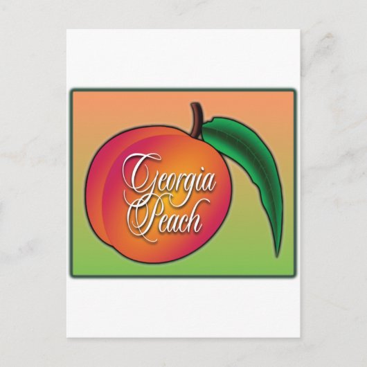 Georgia Peach Briefkaart (Voorkant)