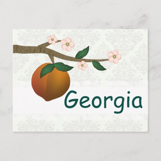 Georgia Peach Briefkaart (Voorkant)