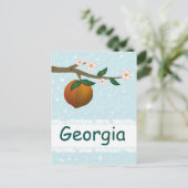 Georgia Peach Briefkaart (Staand voorkant)