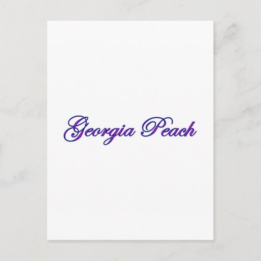 Georgia Peach Briefkaart (Voorkant)