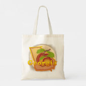 Georgia Peach canvas tas (Achterkant)