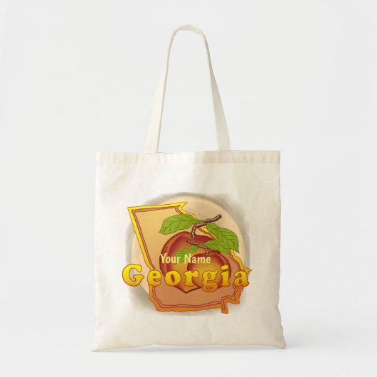 Georgia Peach canvas tas (Voorkant)