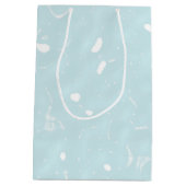 Georgia Peach fruit art design. Medium Cadeauzakje (Achterkant)