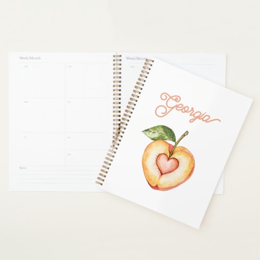 Georgia Peach Hart Fruit Planner (Display)
