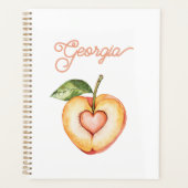 Georgia Peach Hart Fruit Planner (Voorkant)