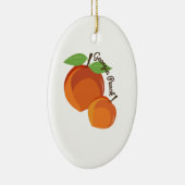 Georgia Peach Keramisch Ornament (Rechts)