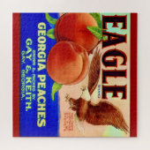 Georgia Peach Label 20x20 Legpuzzel (Horizontaal)