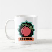 Georgia Peach Logo Koffiemok (Links)