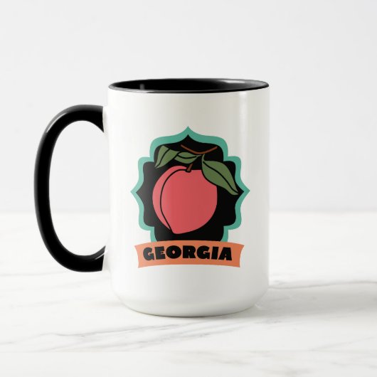 Georgia Peach Logo Mok (Links)