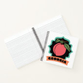 Georgia Peach Logo Notitieboek (Binnen)