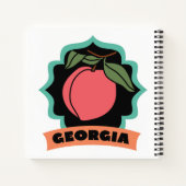 Georgia Peach Logo Notitieboek (Achterkant)