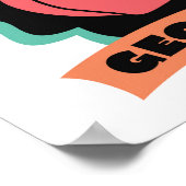 Georgia Peach Logo Poster (Hoek)