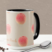 Georgia Peach Pattern Beker Mok