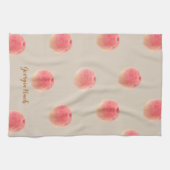 Georgia Peach Pattern Kitchen Towels  Theedoek (Horizontaal)
