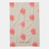 Georgia Peach Pattern Kitchen Towels  Theedoek (Verticaal)