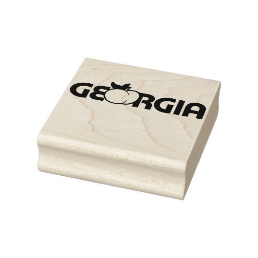 Georgia Peach Rubberstempel (Stempel)