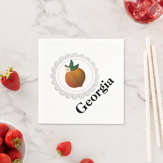 Georgia Peach Servet (Insitu)