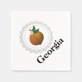 Georgia Peach Servet (Voorkant)
