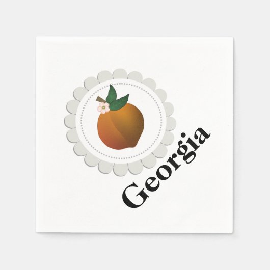 Georgia Peach Servet (Voorkant)