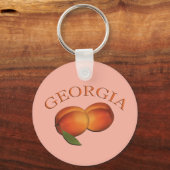 Georgia Peach Sleutelhanger (Voorkant)