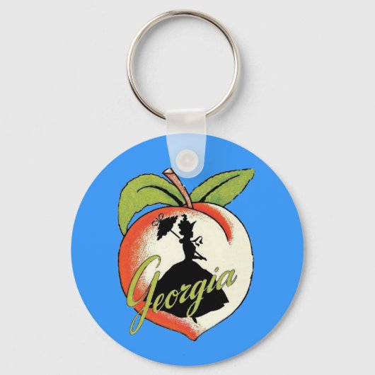 Georgia Peach Sleutelhanger (Voorkant)