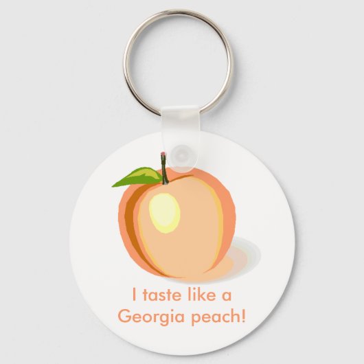 Georgia peach sleutelhanger (Voorkant)