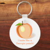 Georgia peach sleutelhanger (Voorkant)