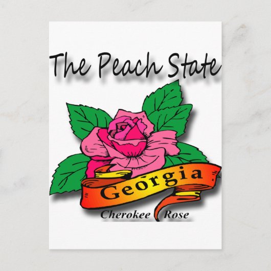 Georgia Peach State Cherokee Roos Briefkaart (Voorkant)