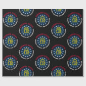 GEORGIA PEACH STATE FLAG CADEAUPAPIER (Vlak)