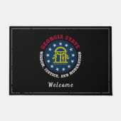 GEORGIA PEACH STATE FLAG DEURMAT (Voorkant)