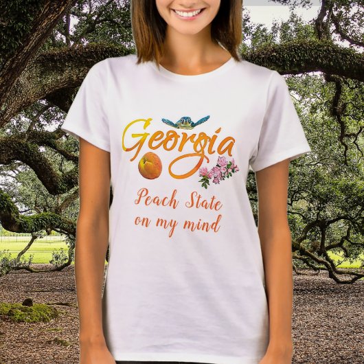 Georgia Peach state on My Mind T-Shirt