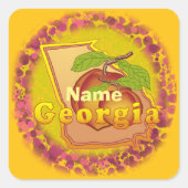 Georgia Peach sticker (Voorkant)