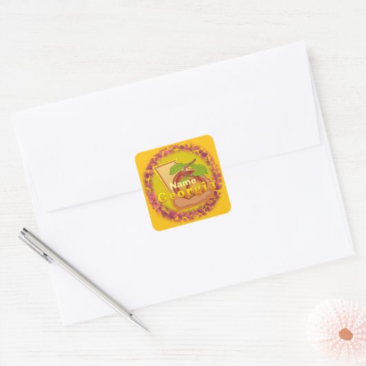 Georgia Peach sticker (Envelop)