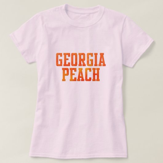 Georgia Peach T-Shirt (Design voorkant)