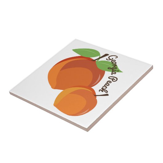 Georgia Peach Tegeltje (Zijkant)