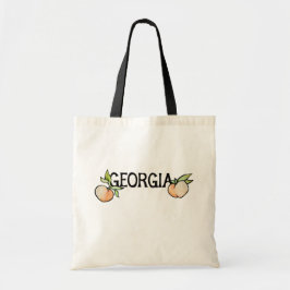 Georgia Peach Tote Bag