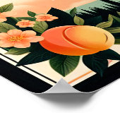  Georgia Peach Travel Poster (Hoek)