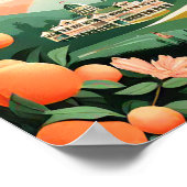  Georgia Peach Travel Poster (Hoek)