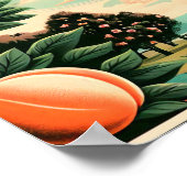 Georgia Peach Travel Poster (Hoek)
