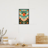 Georgia Peach Travel Poster (Keuken)