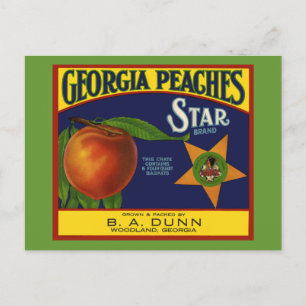 Georgia Peaches Briefkaart