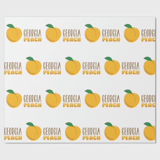 Georgia Peaches Cadeaupapier (Vlak)