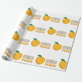 Georgia Peaches Cadeaupapier (Uitgerold)