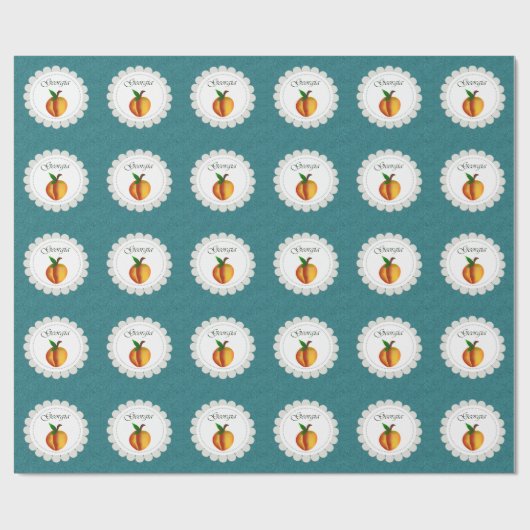 Georgia Peaches Cadeaupapier (Vlak)