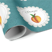 Georgia Peaches Cadeaupapier (Rol Hoek)