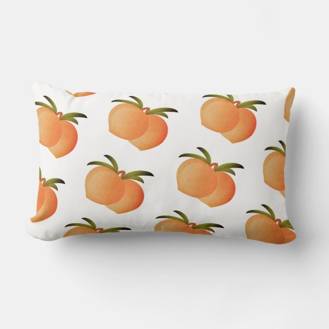 Georgia Peaches Lumbar Pillow Kussen (Voorkant)