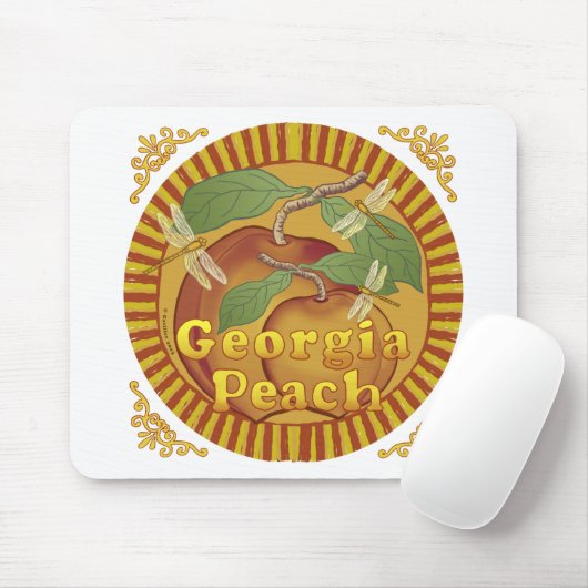 Georgia Peaches Rondo Muismat (Met muis)