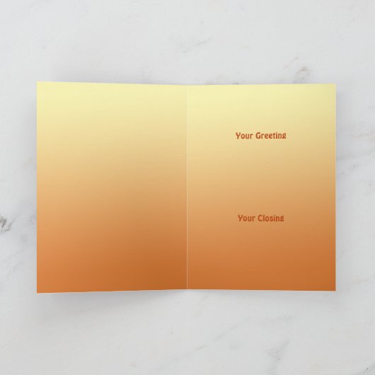 Georgia Peaches Seizoenen Feestdagen Kaart (Binnen)